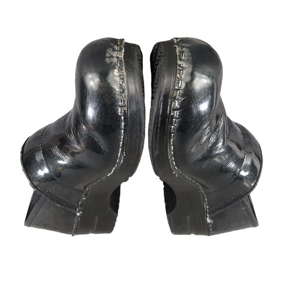 Sanita Shoes Womens 40 Clogs Comfort Slip On Danish Patent Leather Work Classic - Picture 11 of 16